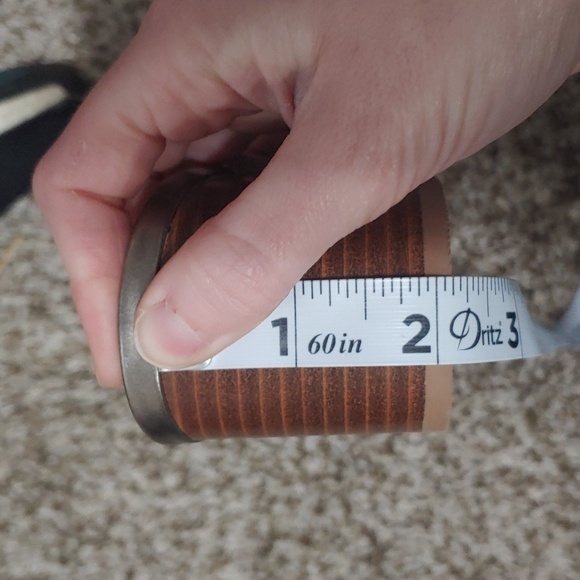 Johnston & Murphy Trista Mule Taupe Leather Heel Shoes, Size 7 - Picture 6 of 6